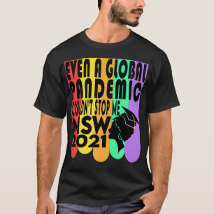Camiseta MESTRADOS de Trabalho Social MSW Graduação de Grad