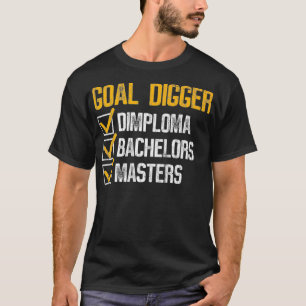 Camiseta Mestrados Engraçados de Digger Funny Graphic Premi
