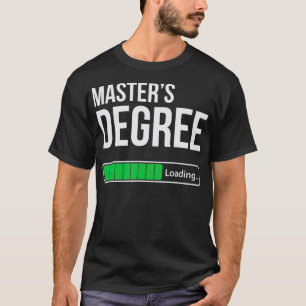Camiseta Mestrados Engraçados do Ensino Universitário com D
