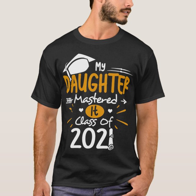Camiseta Mestrados Formando Tea Minha Filha Gerida Classe D (Frente)