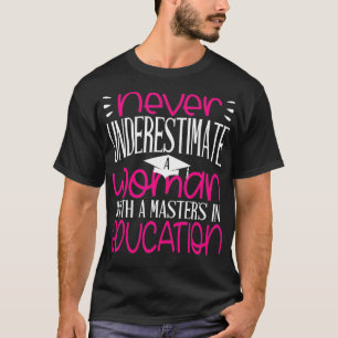 Camiseta Mestrados Graduação Em Educação MED Funny G