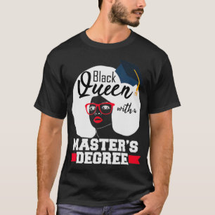 Camiseta Mestrados Graduação Graduada Da Rainha Negra