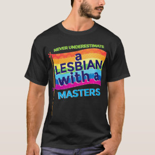 Camiseta Mestrados lésbicas Graduação MSW Engraçado Present