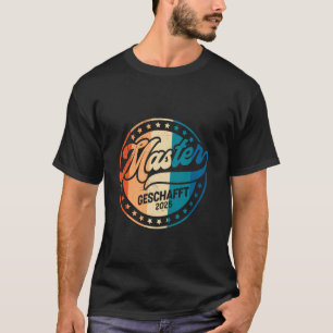 Camiseta MESTRE CONQUISTADO Grau de Mestre Divertido 2025