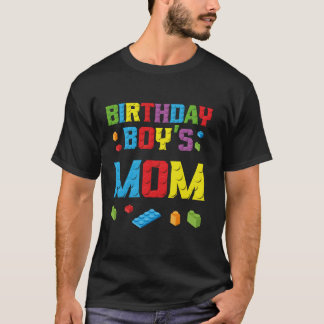Camiseta Mestre Construtor Aniversário Menino da Mãe Constr