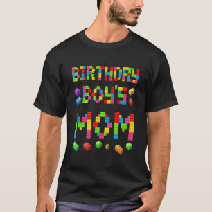 Camiseta Mestre Construtor Noivado da Mãe Construindo Tijol