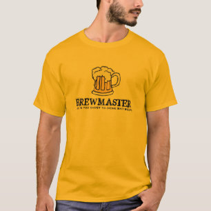 Camiseta Mestre da fermentação - a vida é demasiado curt