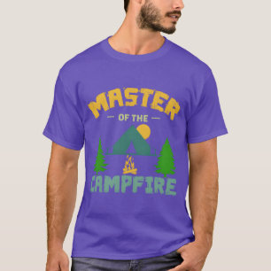 Camiseta Mestre da Fogueira Ideias de Presentes para Acampa