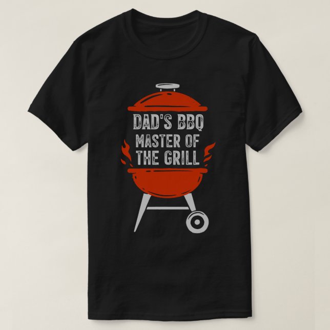 Camiseta Mestre Da Grelha De Pai (Frente do Design)