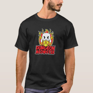 Camiseta Mestre da Masmorra Gato Fantasia Rpg Jogo de Tabul