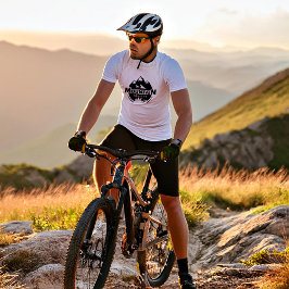 Camiseta Mestre da montanha,  caminhante/ciclista 