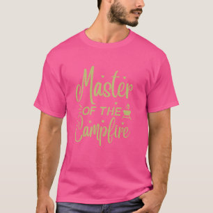 Camiseta Mestre Da Ursa De Acampamento De Campfire, Diversã