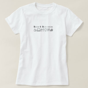 Camiseta Mestre da vida de mãe engraçada e multitarefa