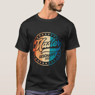 Camiseta Mestre das Mulheres Alcançou Mestrados Engraçados