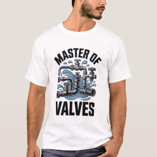 Camiseta Mestre das Válvulas - Orgulho Pro de Canalização