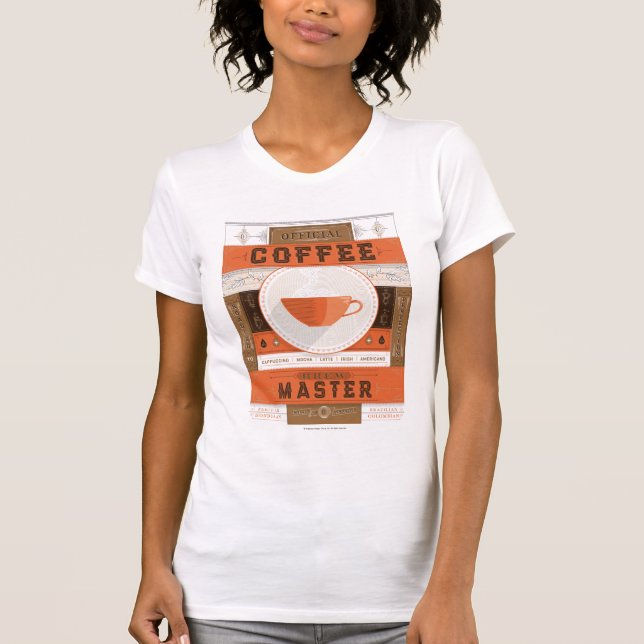 Camiseta Mestre de Café Oficial (Frente)