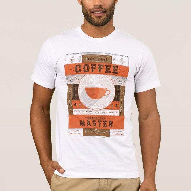 Camiseta Mestre de Café Oficial (Frente)