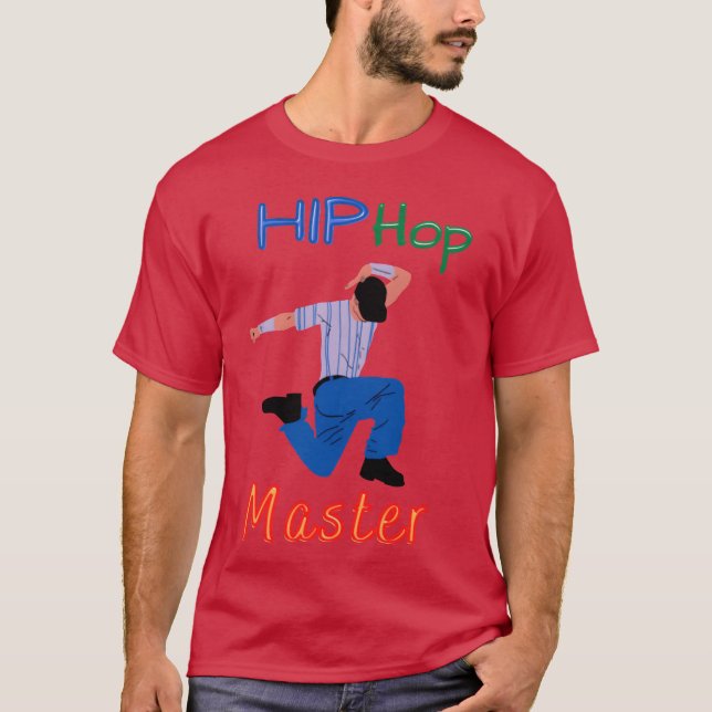 Camiseta Mestre de Hip Hop engraçado (Frente)