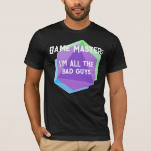 Camiseta Mestre de Jogo Sou TODOS a Camisa-T dos Homens das