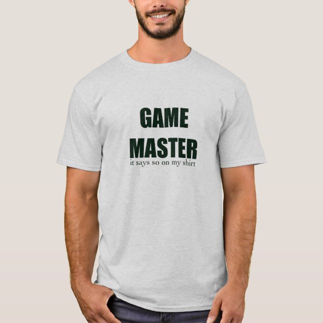 CAMISETA MESTRE DE JOGO T (Frente)