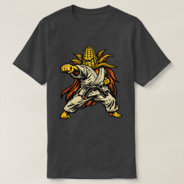 Camiseta Mestre de Karatê de Milho — Vintage Retro Shotokan