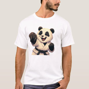 Camiseta Mestre de Karatê Panda – Adoráveis Artes Marciais