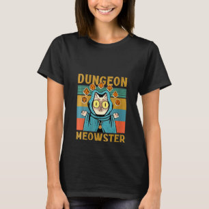 Camiseta Mestre de Masmorra Feminino Gato Divertido para Jo