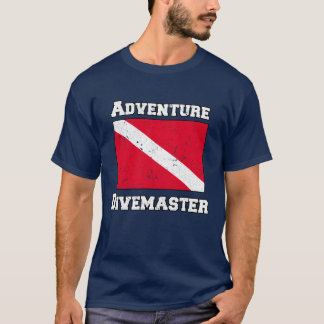 Camiseta Mestre de Mergulho Aventura Vintage