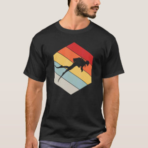 Camiseta Mestre de Mergulho Geométrico Distressed Vinta