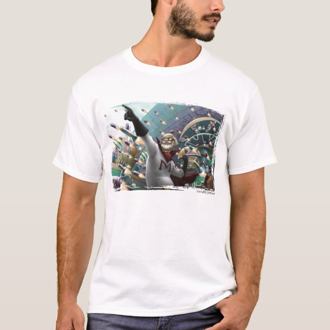 Camiseta Mestre de Micromajig (luz) (Frente)
