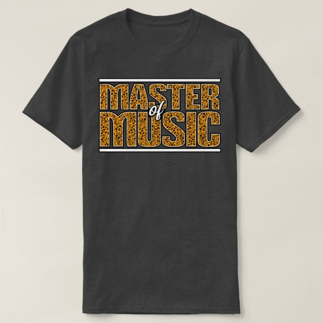 Camiseta Mestre de Música (Frente do Design)