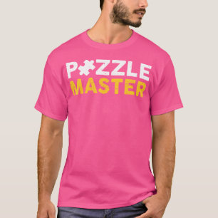 Camiseta Mestre de Quebra-Cabeça Divertido Amante de Quebra