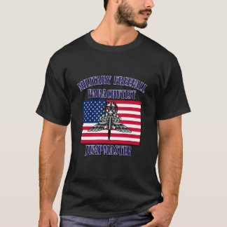 Camiseta Mestre de Salto de Paracaidista em Queda Livre Mil