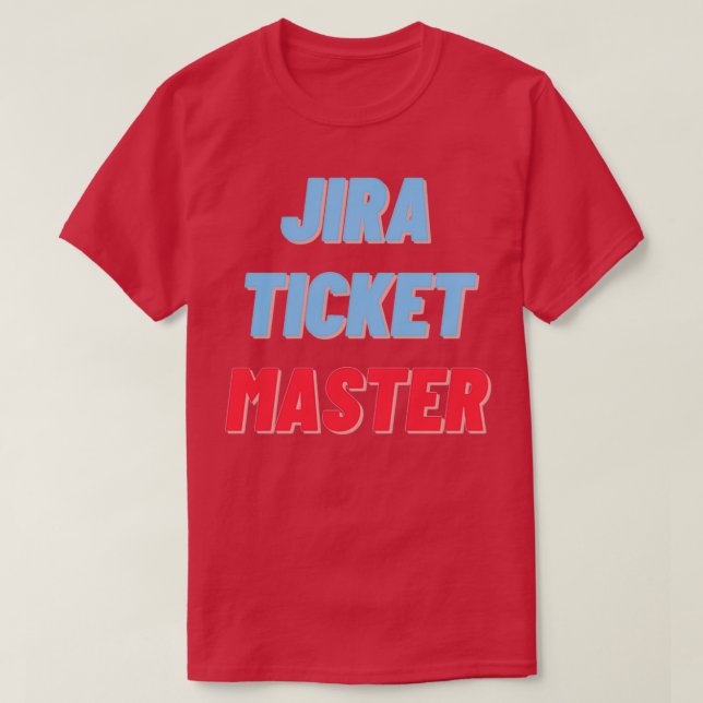 Camiseta mestre de tíquete jira (Frente do Design)