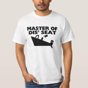 Camiseta Mestre do barco de Seat do Dis
