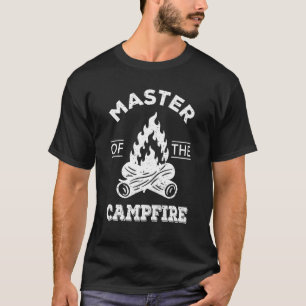 Camiseta Mestre Do Campo De Aventura De Camping De Campfire