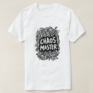 Camiseta Mestre do Caos – Design Multitarefa