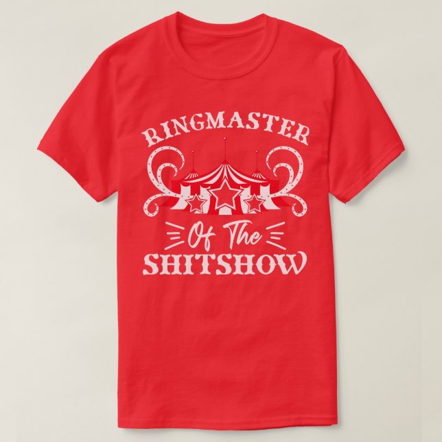 Camiseta Mestre do Circo Shitshow abre presentes Ide (Frente do Design)
