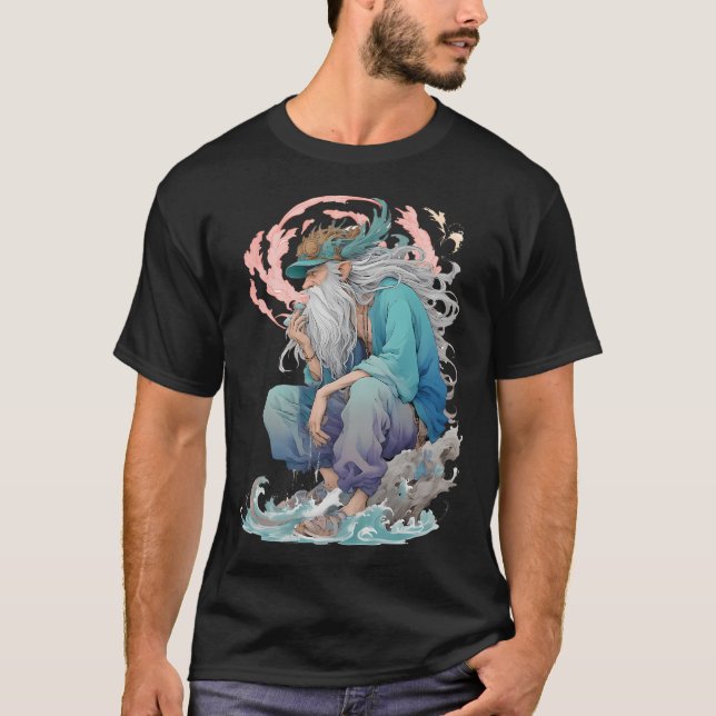 Camiseta mestre do oceano (Frente)