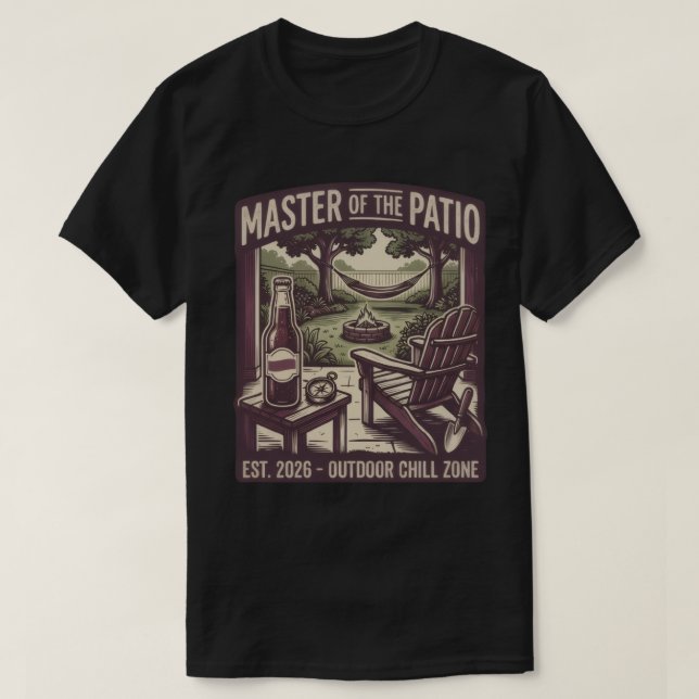 Camiseta Mestre do Pátio (Frente do Design)