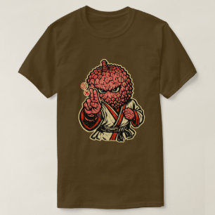Camiseta Mestre do Ponto de Pressão do Litchi — Luta Retro