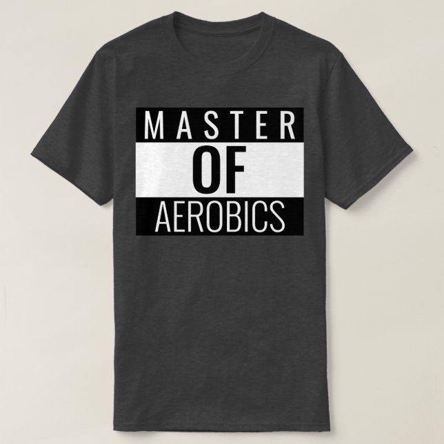 Camiseta Mestre dos Aeróbios (Frente do Design)