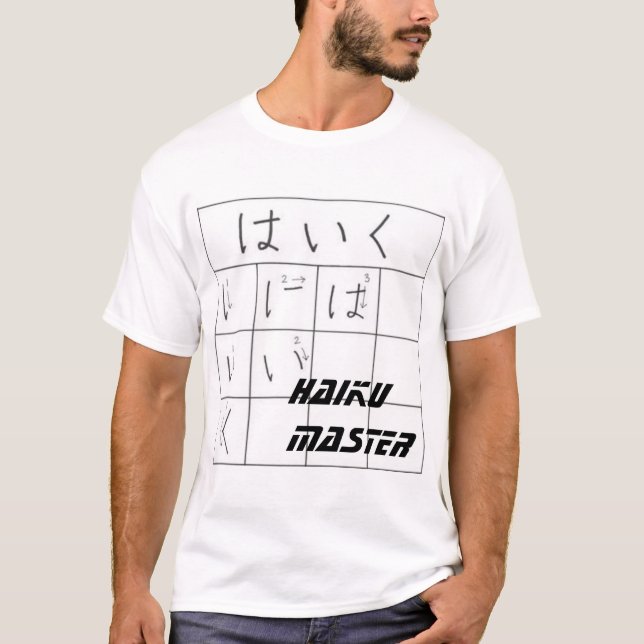 Camiseta Mestre dos haicais (Frente)