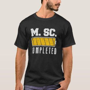 Camiseta MESTRE EM CIÊNCIA CONCLUÍDO M SC Mestrado Engraçad