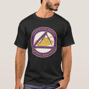 Camiseta Mestre Ilustrista Mason Cryptic Masonry York Rite
