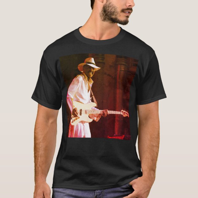 Camiseta Mestre Larry Graham da Sly Stone Fame (Frente)