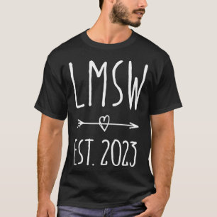 Camiseta Mestre Licenciado em Trabalho Social Graduado LMSW
