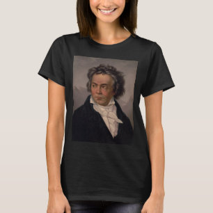 Camiseta Mestre Ludwig Beethoven Compositor de Música Sinfô