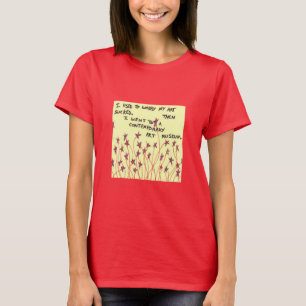 Camiseta Mestre ou Misfire? Lição Delusão Artística