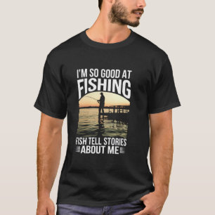 Camiseta Mestre Pescador Tão Bom que Até Peixe Espalha a No